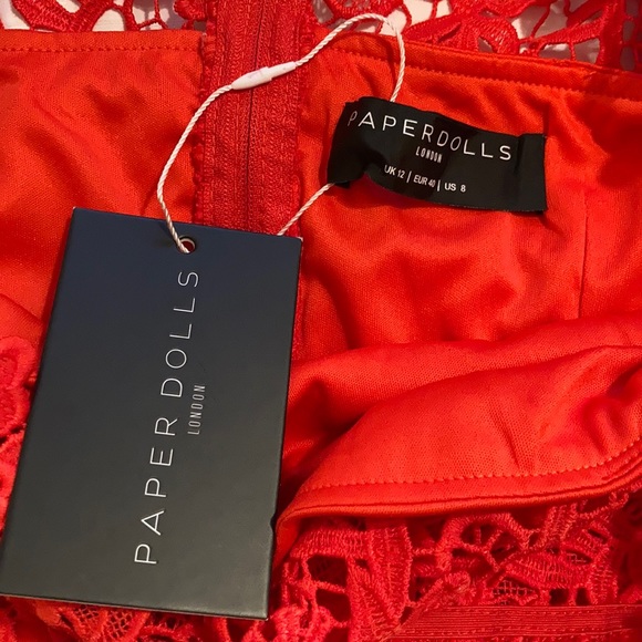 Paper Doll Off The Shoulder Crochet Dress - Picture 7 of 7